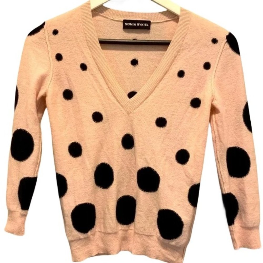 PARISIAN CHIC! Sonia Rykiel Paris Luxury Wool Knit Sweater